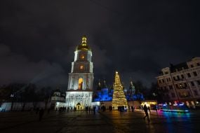 Новорічна ялинка на Софійській площі в Києві