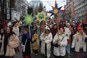 Рождественское шествие со звездами в Киеве