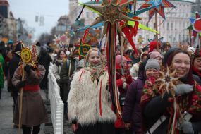 Рождественское шествие со звездами в Киеве