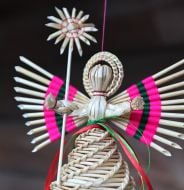 Соломенный Рождественский ангел