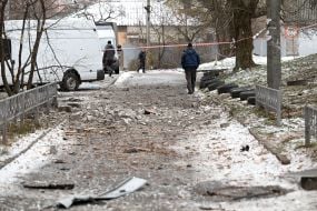 Последствия российского обстрела Киева