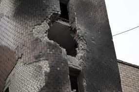 Последствия российского обстрела Киева