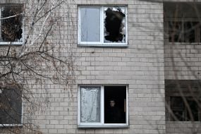 Последствия российского обстрела Киева