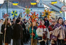 Благотворительное шествие звездочетов в Ужгороде