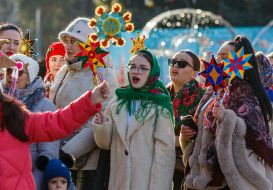 Благотворительное шествие звездочетов в Ужгороде