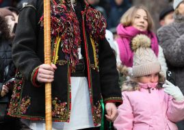 Колядники из Криворовни в Доме Франко