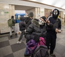 Колядники в київському метро