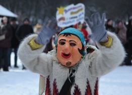 Народний обряд «Вашківецька Переберія»  в Музеї народної архітектури та побуту імені Климентія Шептицького у Львові