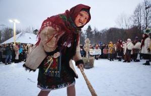 Народний обряд «Вашківецька Переберія»  в Музеї народної архітектури та побуту імені Климентія Шептицького у Львові