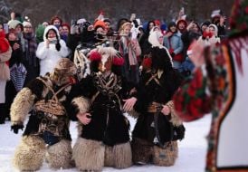 Народний обряд «Вашківецька Переберія»  в Музеї народної архітектури та побуту імені Климентія Шептицького у Львові