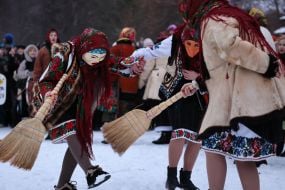 Народний обряд «Вашківецька Переберія»  в Музеї народної архітектури та побуту імені Климентія Шептицького у Львові