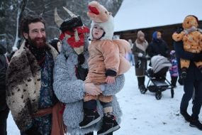 Народний обряд «Вашківецька Переберія»  в Музеї народної архітектури та побуту імені Климентія Шептицького у Львові