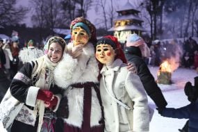 Народний обряд «Вашківецька Переберія»  в Музеї народної архітектури та побуту імені Климентія Шептицького у Львові