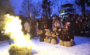 Народний обряд «Вашківецька Переберія»  в Музеї народної архітектури та побуту імені Климентія Шептицького у Львові