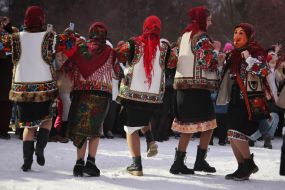 Народний обряд «Вашківецька Переберія»  в Музеї народної архітектури та побуту імені Климентія Шептицького у Львові