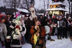 Народний обряд «Вашківецька Переберія»  в Музеї народної архітектури та побуту імені Климентія Шептицького у Львові