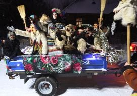 Народний обряд «Вашківецька Переберія»  в Музеї народної архітектури та побуту імені Климентія Шептицького у Львові