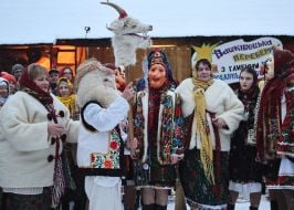Народний обряд «Вашківецька Переберія»  в Музеї народної архітектури та побуту імені Климентія Шептицького у Львові