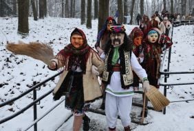 Народний обряд «Вашківецька Переберія»  в Музеї народної архітектури та побуту імені Климентія Шептицького у Львові