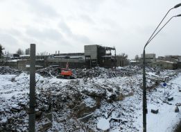 Демонтаж цеха № 5 Первого киевского машиностроительного завода (бывший «Большевик») в Киеве