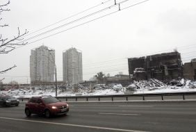 Демонтаж цеха № 5 Первого киевского машиностроительного завода (бывший «Большевик») в Киеве