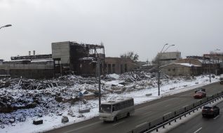 Демонтаж цеха № 5 Первого киевского машиностроительного завода (бывший «Большевик») в Киеве