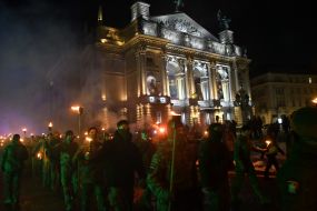 Факельна хода у Львові