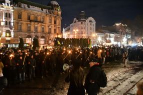 Факельна хода у Львові