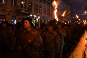 Факельна хода у Львові