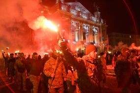 Факельна хода у Львові