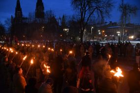 Факельна хода у Львові