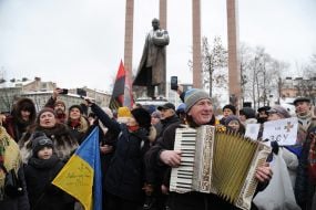 Вшанування пам'яті Степана Бандери у Львові