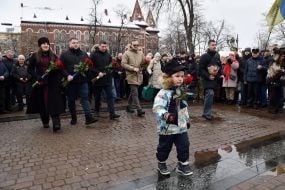 Вшанування пам'яті Степана Бандери у Львові