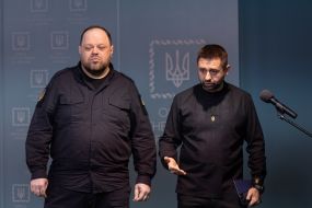 Ruslan Stefanchuk and David Arakhamia