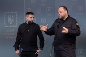 Ruslan Stefanchuk and David Arakhamia