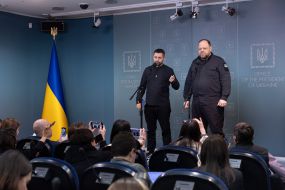 Ruslan Stefanchuk and David Arakhamia