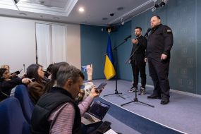 Ruslan Stefanchuk and David Arakhamia