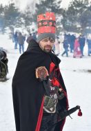 Participant of The Vertepiya nativity scene carnival in the Lviv region
