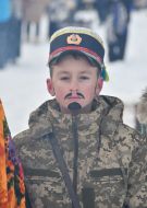 Participant of The Vertepiya nativity scene carnival in the Lviv region