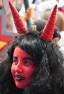 Participant of The Vertepiya nativity scene carnival in the Lviv region