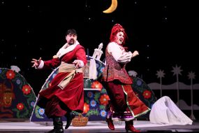 Performance by the Coryphey Theater "The Night Before Christmas" in Lviv
