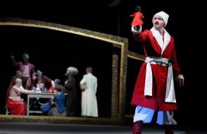 Performance by the Coryphey Theater "The Night Before Christmas" in Lviv