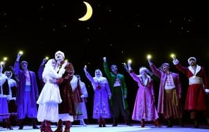 Performance by the Coryphey Theater "The Night Before Christmas" in Lviv