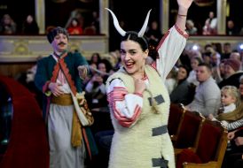 Performance by the Coryphey Theater "The Night Before Christmas" in Lviv