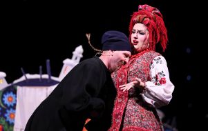 Performance by the Coryphey Theater "The Night Before Christmas" in Lviv