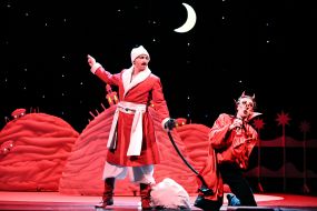 Performance by the Coryphey Theater "The Night Before Christmas" in Lviv