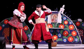 Performance by the Coryphey Theater "The Night Before Christmas" in Lviv