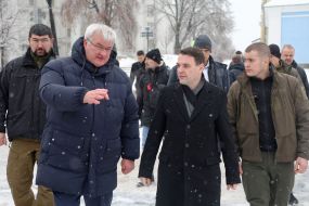 Andriy Sybiga and Petr Macinka