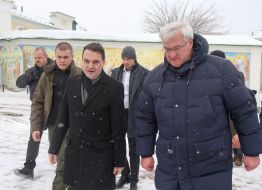 Andriy Sybiga and Petr Macinka