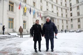 Andriy Sybiga and Petr Macinka